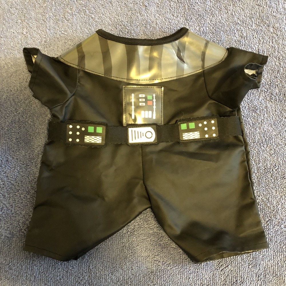 Star Wares Darth Vader Build-A-Bear Costume Outfit Plush Teddy Bear Clothe